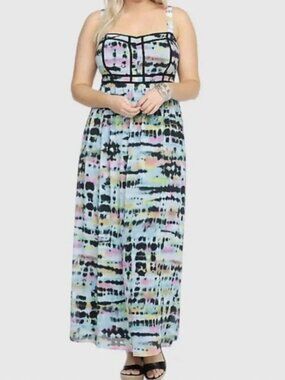 Plus Size Boho Maxi Dress Chiffon Festival Wedding Guest